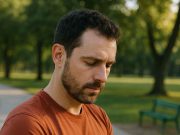 Myths About Exercise and Type 1 Diabetes Person with Type 1 diabetes checking glucose monitor before exercising